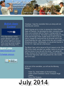 Hicks Golf British Open 2014 Newsletter